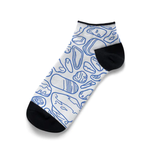 海の石柄 Ankle Socks