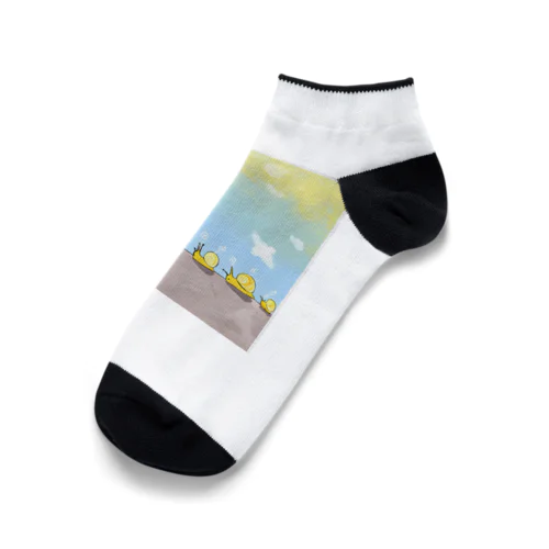 歩こう！カタツムリ Ankle Socks