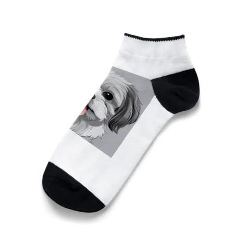 かわいい犬 Ankle Socks