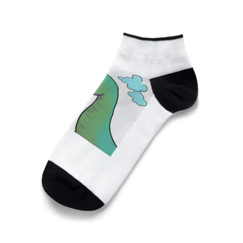 かわいいブラキオサウルス Ankle Socks