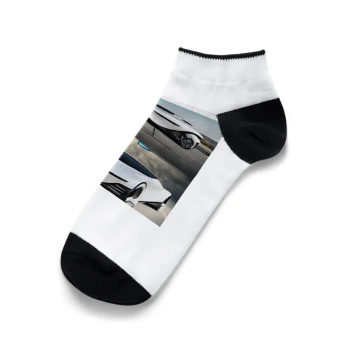 未来カーの写真風グッズ Ankle Socks