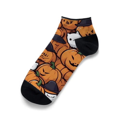 ハロウィン　かぼちゃグッズ Ankle Socks