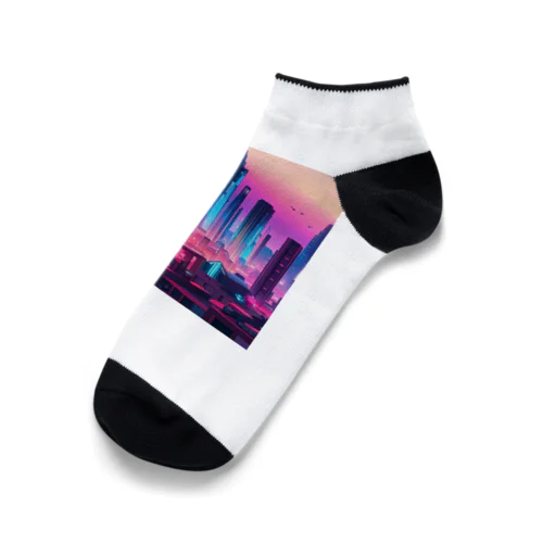 未来都市の視線　～Gaze of the Future City～ Ankle Socks