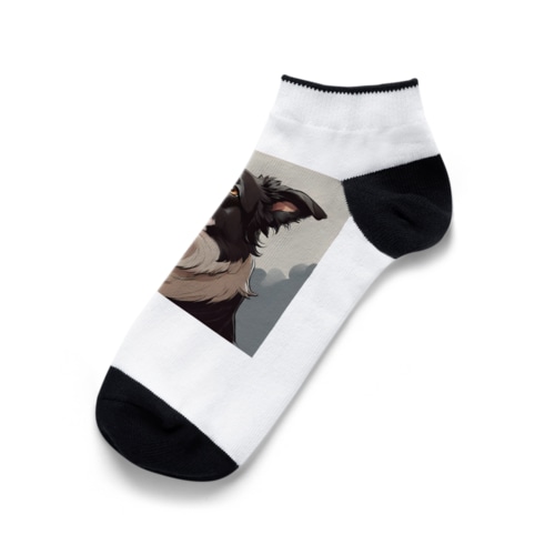 ボーダーコリーのペパー Ankle Socks