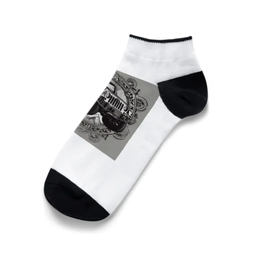 トライバル　ジープ1 Ankle Socks