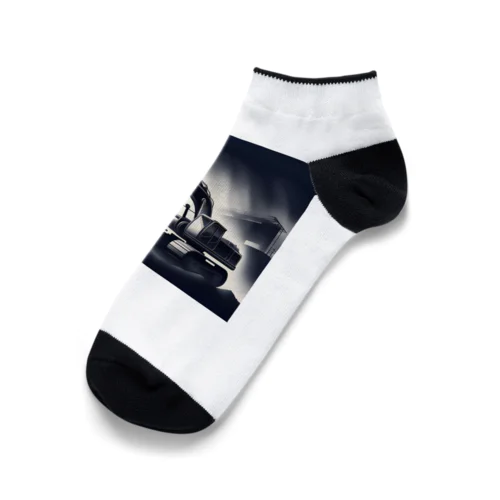 モノクロユンボグッズ Ankle Socks