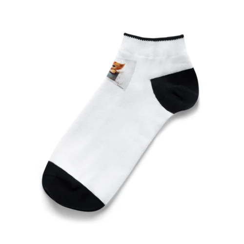 三つ子ネコのアプル Ankle Socks