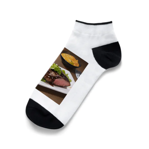 ステーキ定食 Ankle Socks