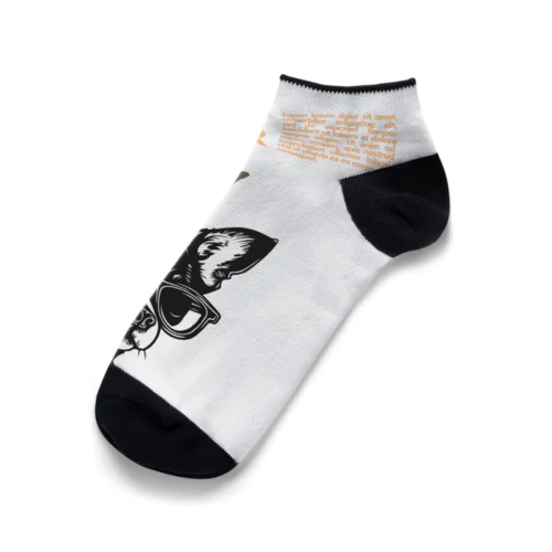 犬（眼鏡） Ankle Socks