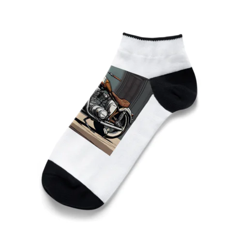 クラッシクなバイクのグッツ Ankle Socks