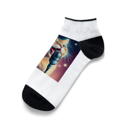 良い声の猫 Ankle Socks