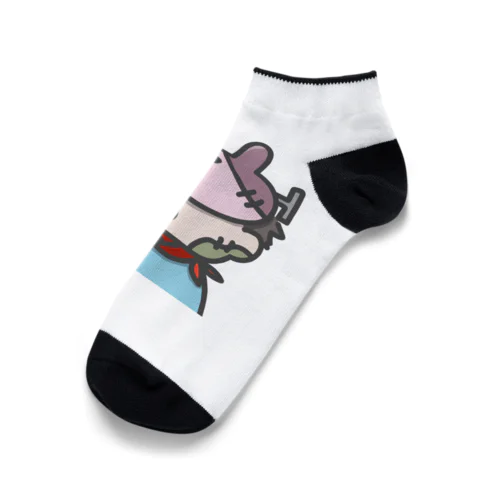 イタうさ_フランケンver1.0 Ankle Socks