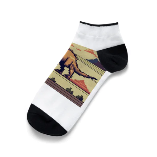 恐竜㊹　アクロカントサウルス Ankle Socks