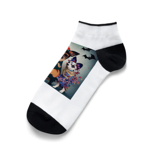 仮装のクリエイティブ！ハロウィン・チワワたち Ankle Socks