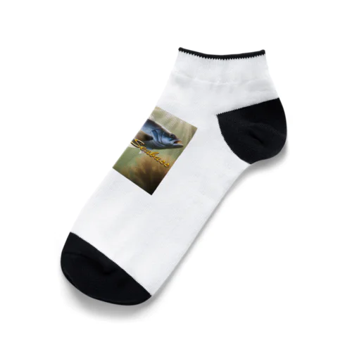 荒磯の王者　ヒラスズキ Ankle Socks