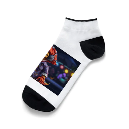 フェス好き恐竜 Ankle Socks