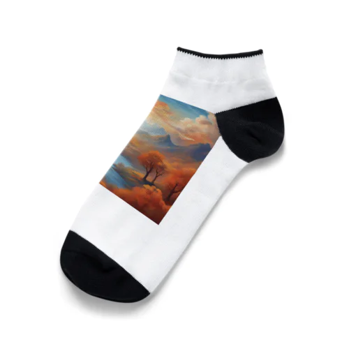 幻想的な紅葉 Ankle Socks