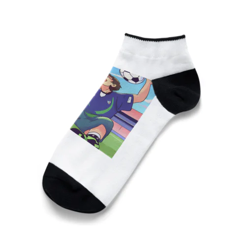 ワールドカップ優勝を夢見るサッカー少年 Ankle Socks