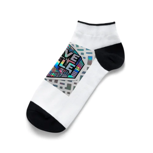 ホロジオメトリック Ankle Socks