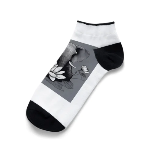 蓮の花と共に Ankle Socks