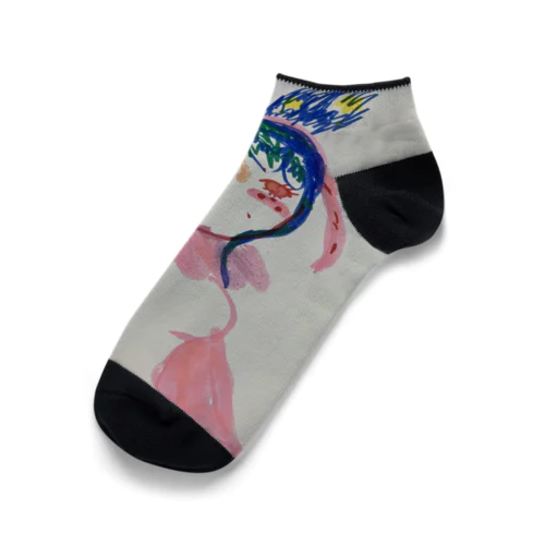 はんぶんおばけのお姫さま Ankle Socks