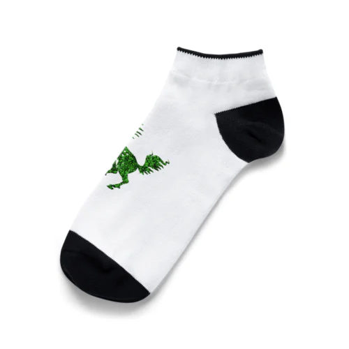 馬　sequinsgreen Ankle Socks