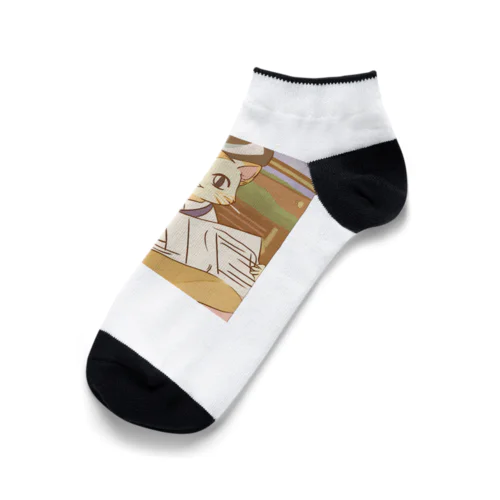 カワヨ仕事ネコ Ankle Socks