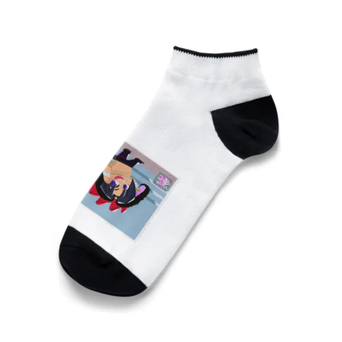 『大暴れウサギ組』くるぶしソックス Ankle Socks