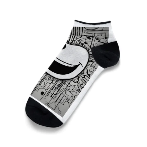 今日も元気にスマイルくん Ankle Socks