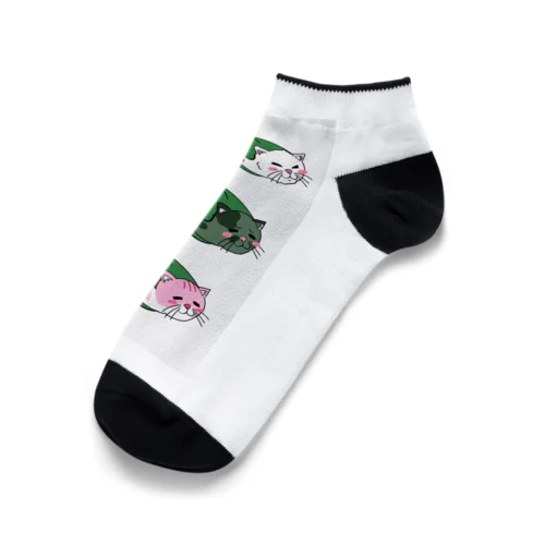 モチねこキャラ Ankle Socks