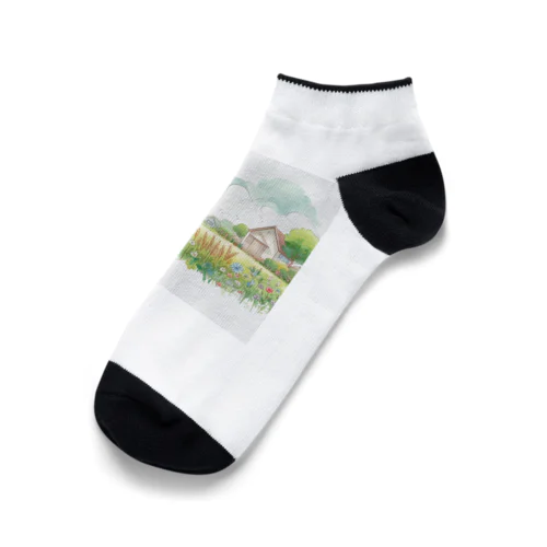 畑のカラーイラスト Ankle Socks