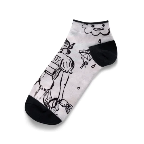 遊園地のピエロ Ankle Socks