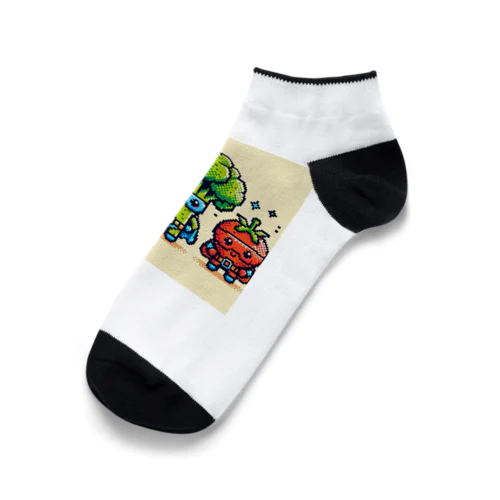 ドットヒーローになる野菜達A Ankle Socks