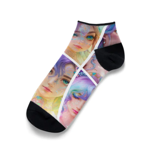 healing mermaid WORLD Ankle Socks