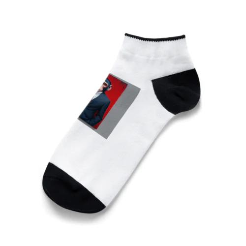 上司のような猿 Ankle Socks