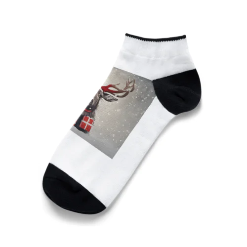 限定アイテム-for Christmas トナカイサンタ Ankle Socks
