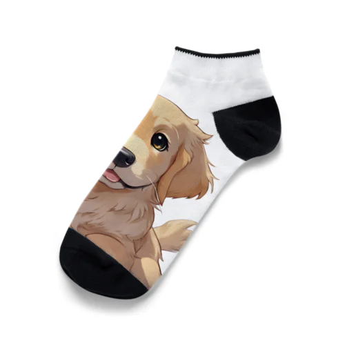 子犬のゴールデンレトリバー Ankle Socks