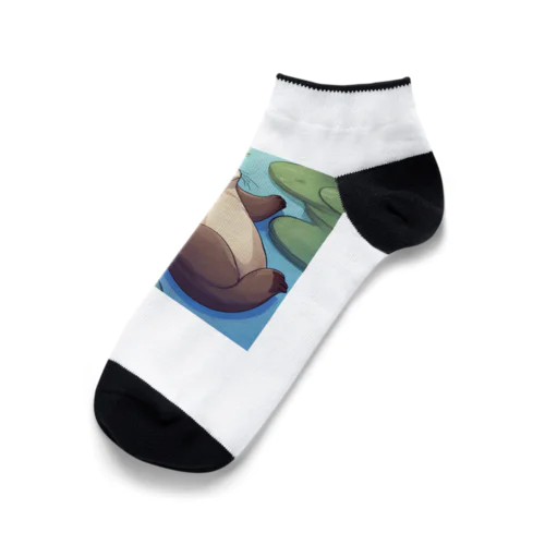 フニャフニャカワウソくん Ankle Socks