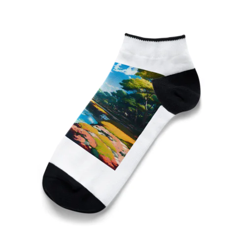 日本庭園 Ankle Socks