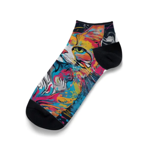 ねこなねこ Ankle Socks