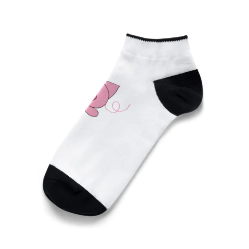 ゆきーこブタ Ankle Socks