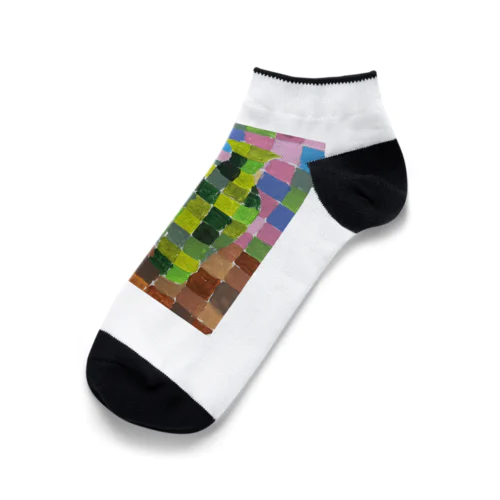 カラフルグリッド・コレクション Ankle Socks