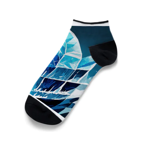 氷のクリスタル Ankle Socks