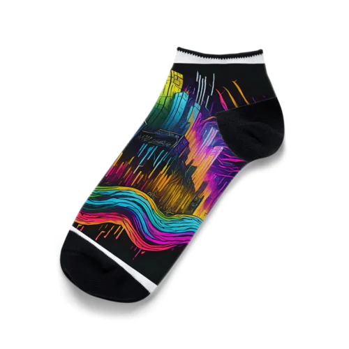 サイバーパンク都市 Ankle Socks