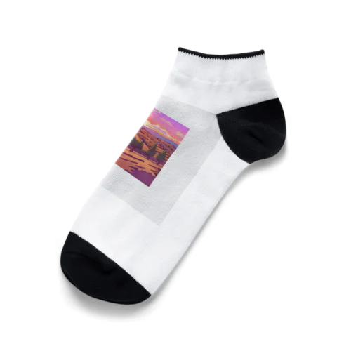 トスカーナの黄昏 Ankle Socks