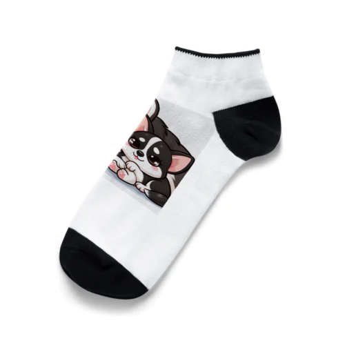 いつも仲良しハスキー&チワワ Ankle Socks