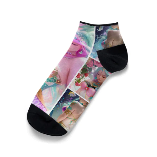 healing move  mermaid REINA Ankle Socks