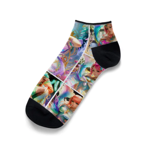 universal mermaid  LARAの世界 Ankle Socks