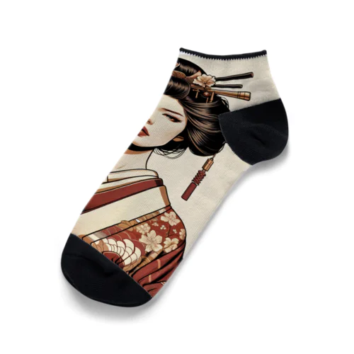 和の粋を纏う、優美な姿Elegance in tradition, a vision of grace. Ankle Socks