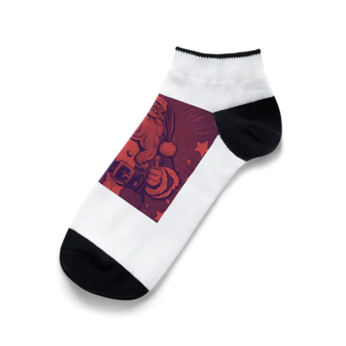 アメコミ風サンタクロース Ankle Socks